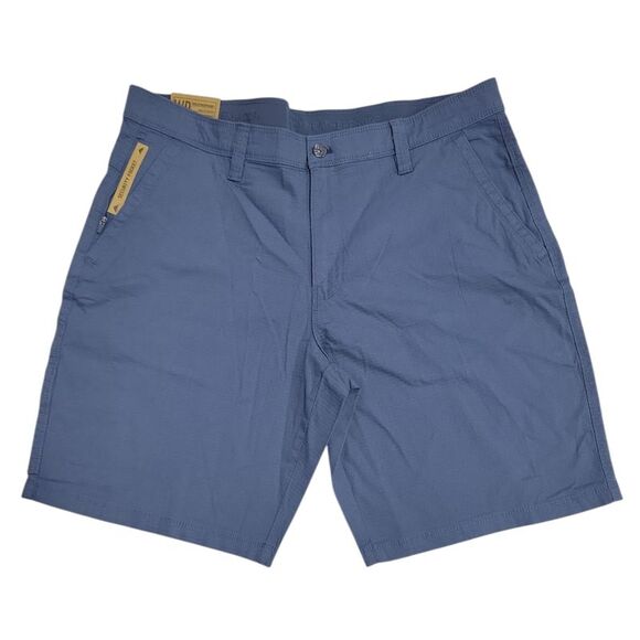 WP Weatherproof Men's Security Pocket Ripstop Utility Trail Shorts - Bluestone - Picture 1 of 3